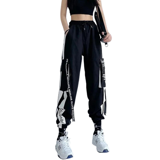 High Waist Casual Streetwear Cargos