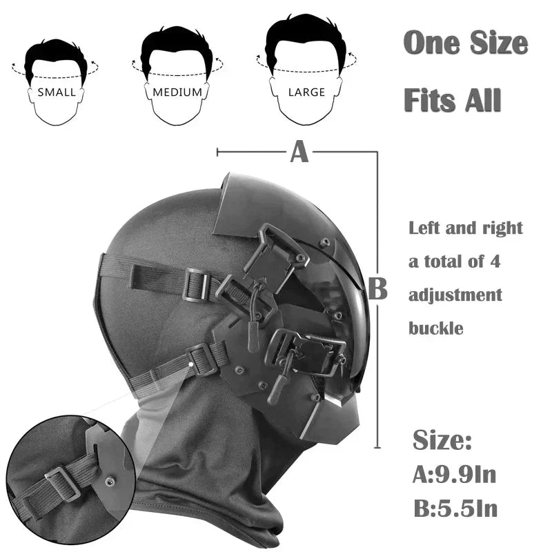 Last Stand Cyberpunk Great Helmet - TechWearGiants