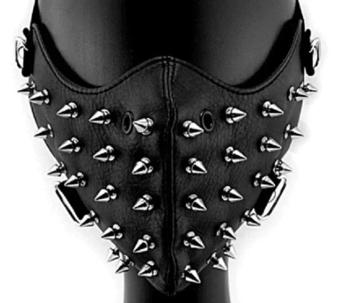 Leather Partial Figure Watch Dog Mask