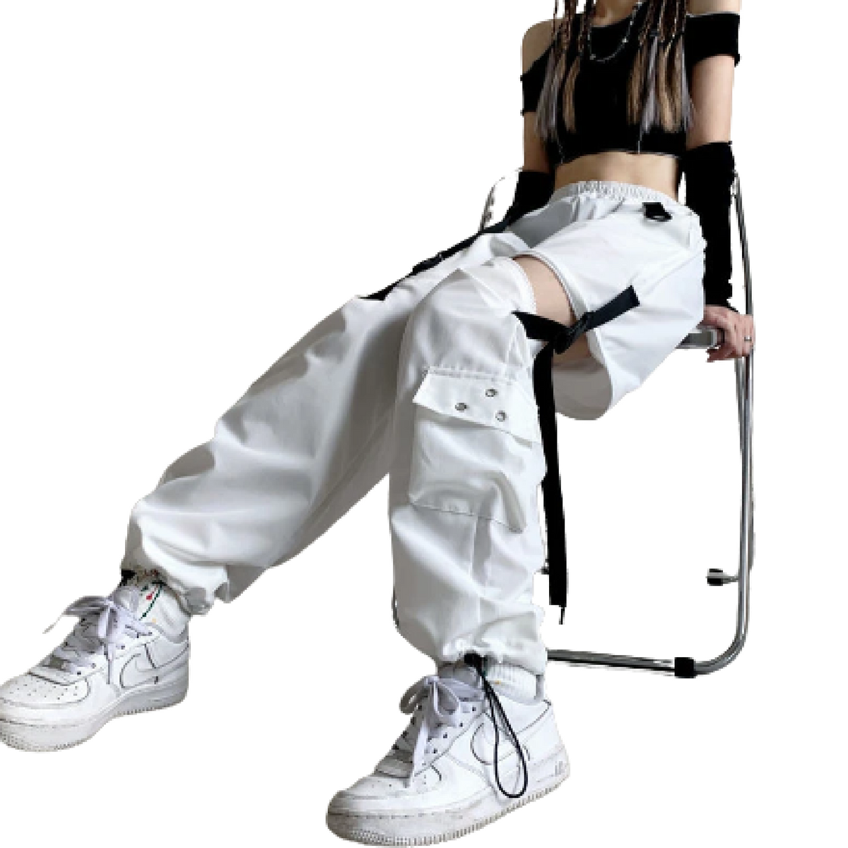 Unique Hybrid Split Cargo Pants/Shorts with Detachable Feature