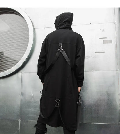 Cyberpunk Patchwork trench coat
