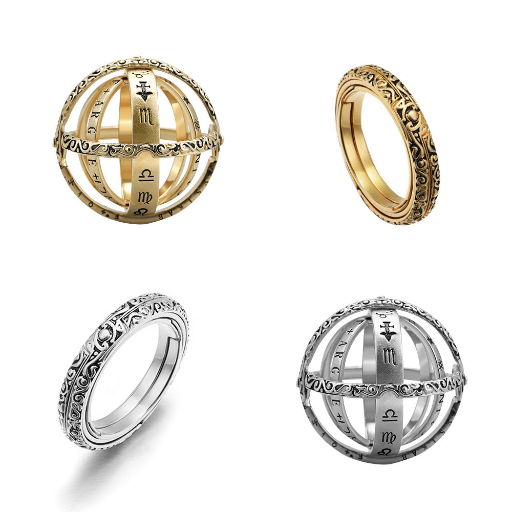 Vintage Cosmic DeathStar Ring