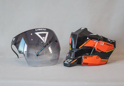 Cyber Ninja Mask TWG - PuttyStudio MADE TO ORDER
