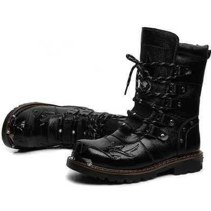 Winter Motorcycle Punk Boots