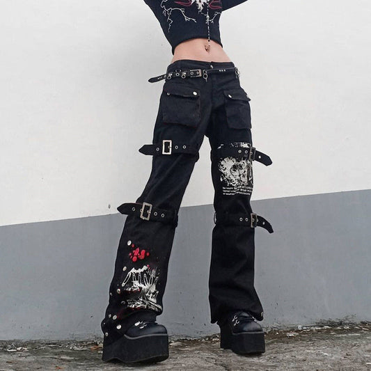 Gothic Punk Warcore Cargos