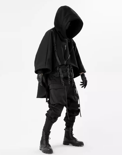 Hooded Wizard Cyberpunk Hoodie