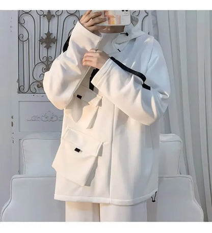 Korean Style Sleek Unisex Hoodie