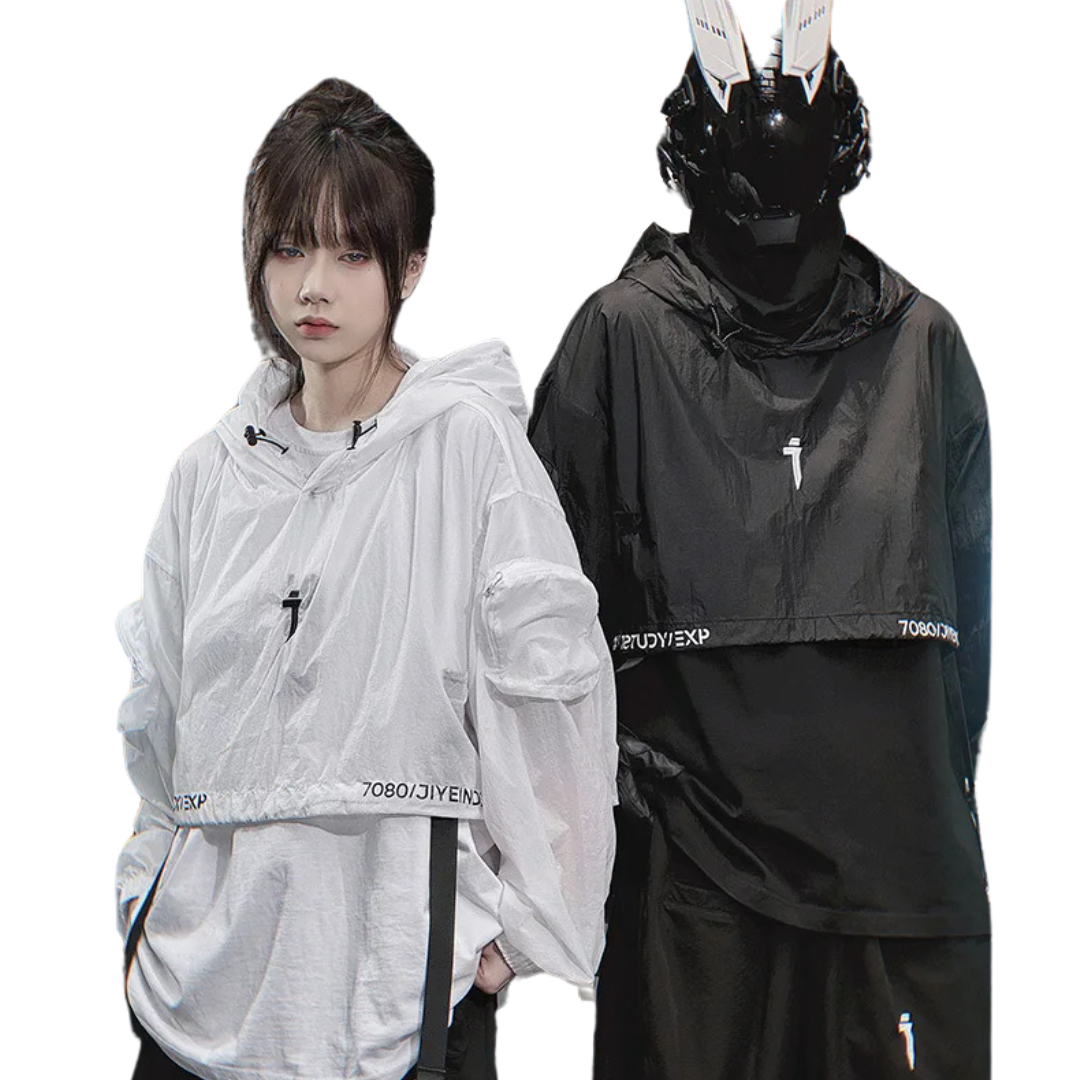 Open- Set Functional Hooded Short Coat
