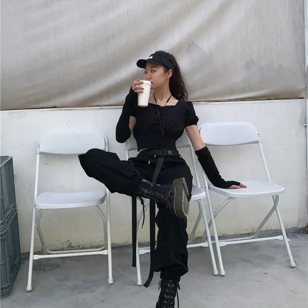 VoidStrider Retro Sash Trousers