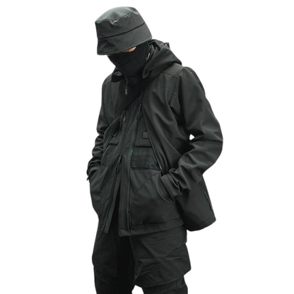 Ninjawear-01 Three Zipper Functional Jacket