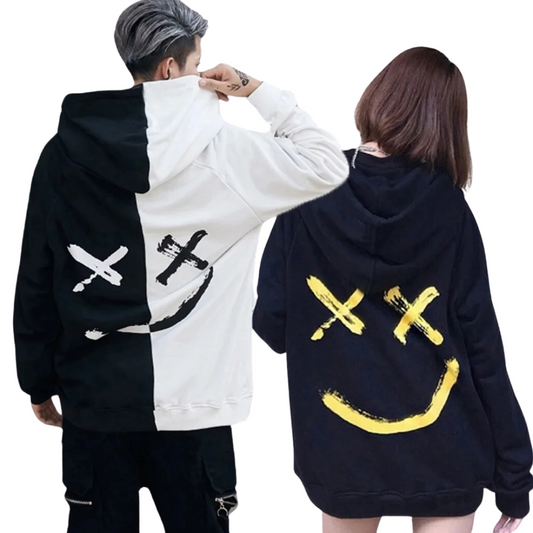 Smiley Eclipse Fusion Hooded Pullover