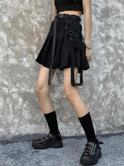 Tactical Warfare Womens Techwear Skirt