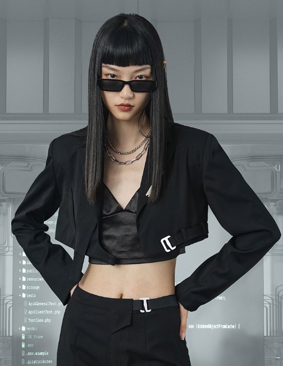 Deconstruction Sexy All Black streetwear suit - TechWearGiants