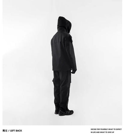 Techwear Composite Stormtrooper Multi-Form Hooded Jacket