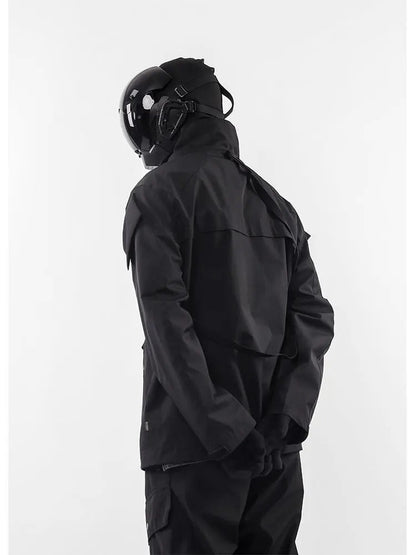 Techwear Composite Stormtrooper Multi-Form Hooded Jacket