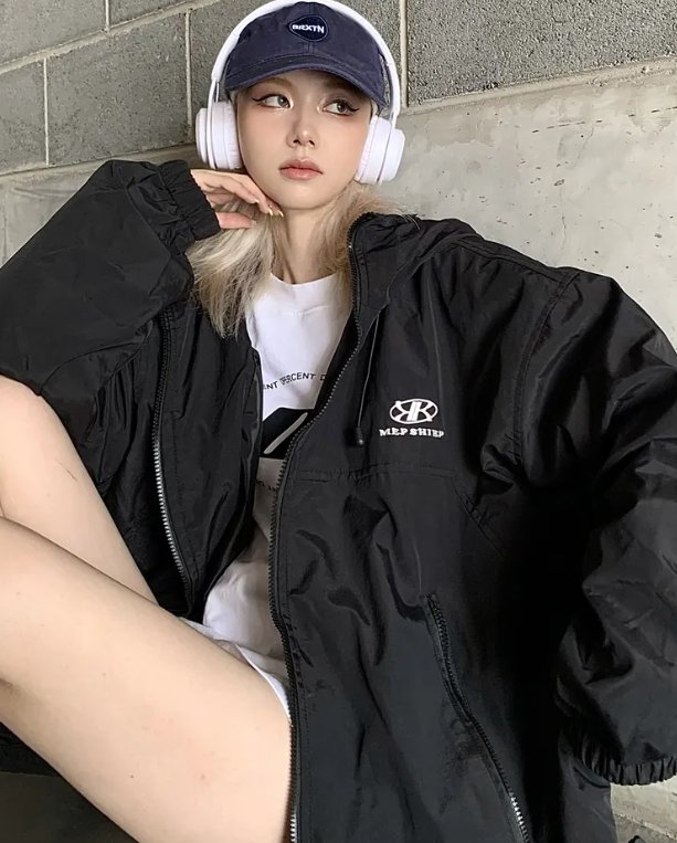 Green Goblin Oversized Windbreaker Women's Jacket - TechWearGiants
