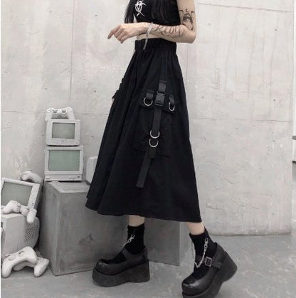 High Waist Women Techwear Cargo Skirt - TechWearGiants