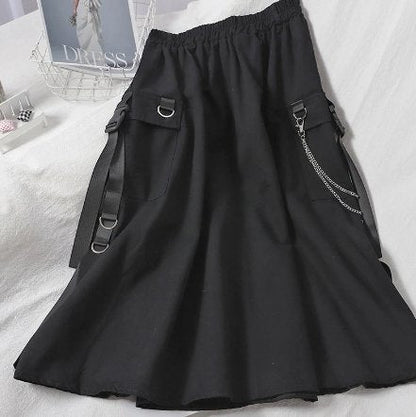 High Waist Women Techwear Cargo Skirt - TechWearGiants