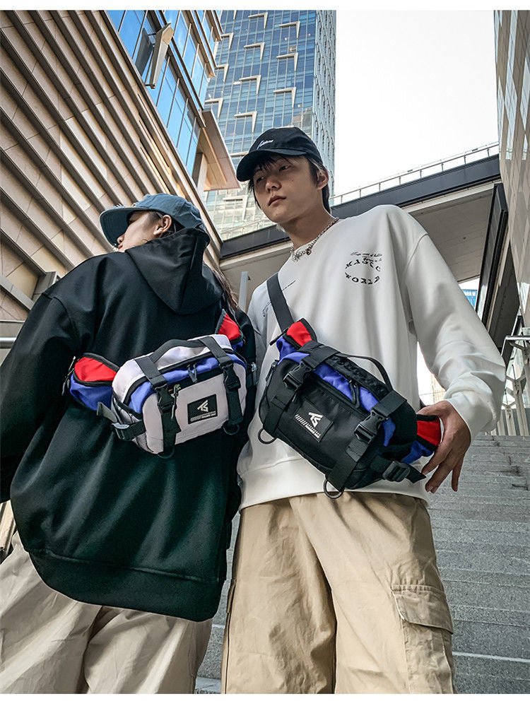Techwear Oxford Sling Aesthetic Backpacks / Fanny Pack - TechWearGiants