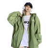 Green Goblin Oversized Windbreaker Women's Jacket - TechWearGiants