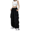 Korean Style Women's Streetwear Parachute Pants - TechWearGiants