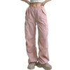Pink Oasis Cherry Blossom Cargo Pants - TechWearGiants